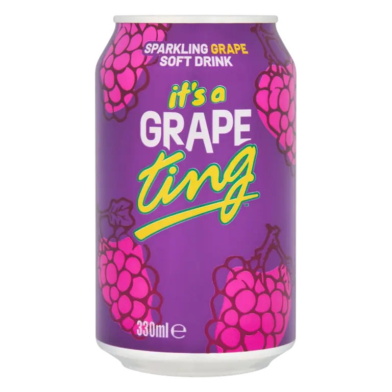 Carbonated Grape Soft Drink 330ml