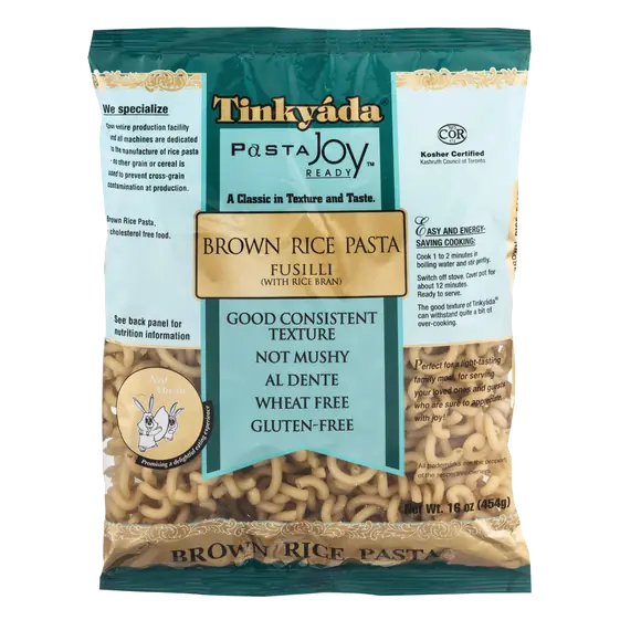 Brown Rice Pasta, Fusilli
