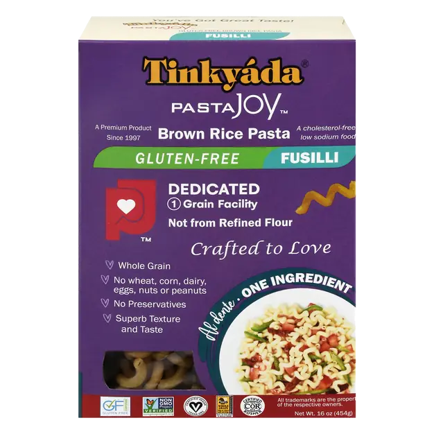 Gluten & Wheat Free Fusilli Brown Rice Pasta