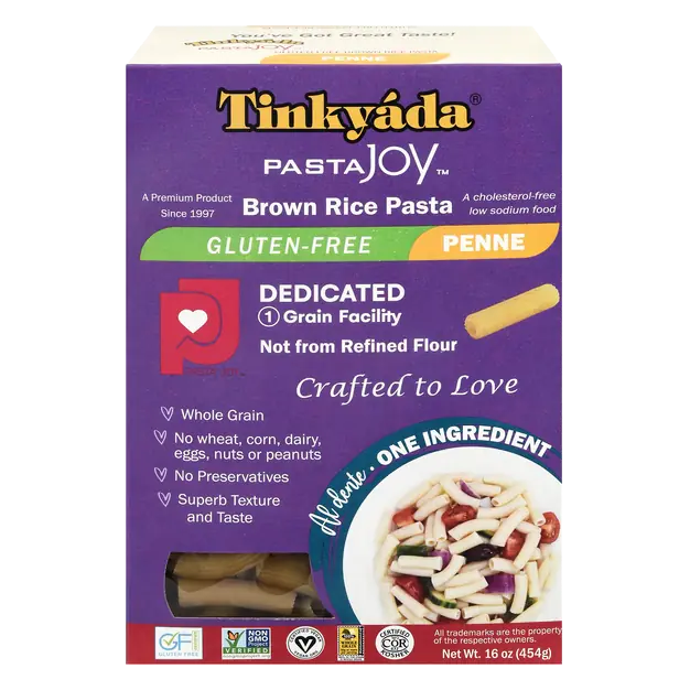 Gluten & Wheat Free Penne Brown Rice Pasta