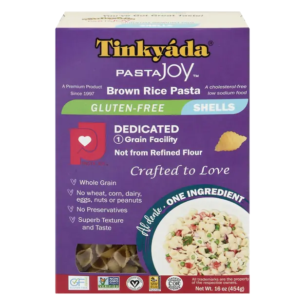 Gluten & Wheat Free Shells Brown Rice Pasta