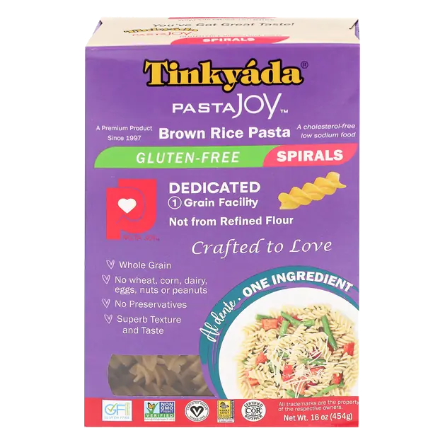 Gluten & Wheat Free Spirals Brown Rice Pasta