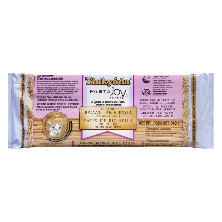 Organic Gluten-Free Brown Rice Pasta Spaghetti 340 g