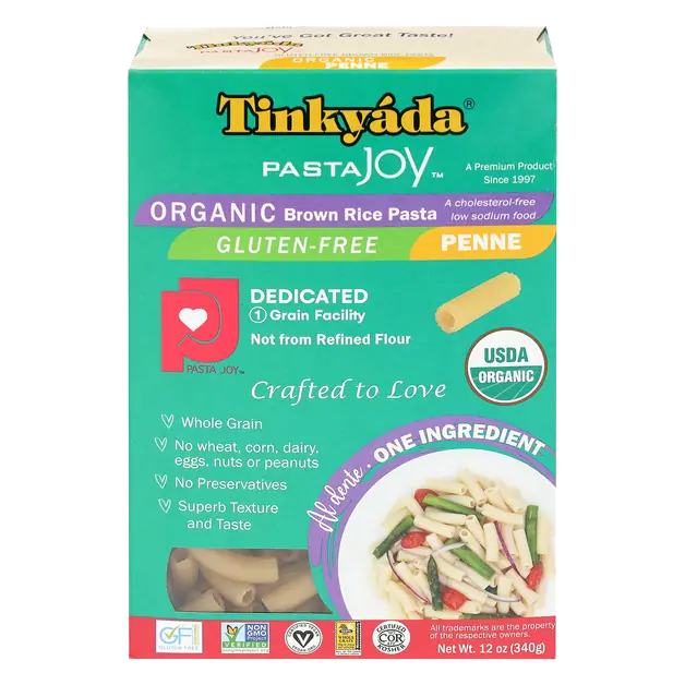 Organic Gluten & Wheat Free Penne Brown Rice Pasta