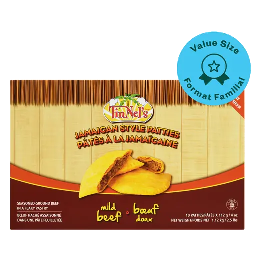 Frozen Jamaican Mild Beef Patty 10 x 112 g