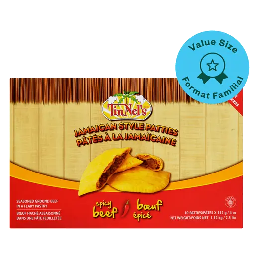 Frozen Jamaican Spicy Beef Patty 10 x 112 g