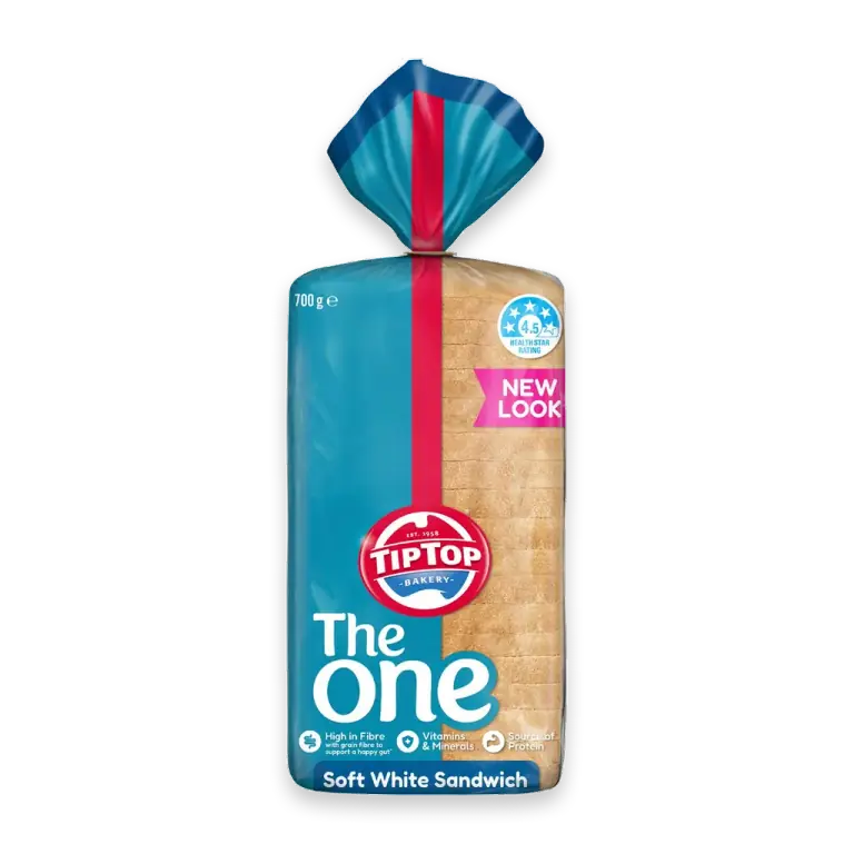 The One White Sandwich Slice Bread Loaf Bakery