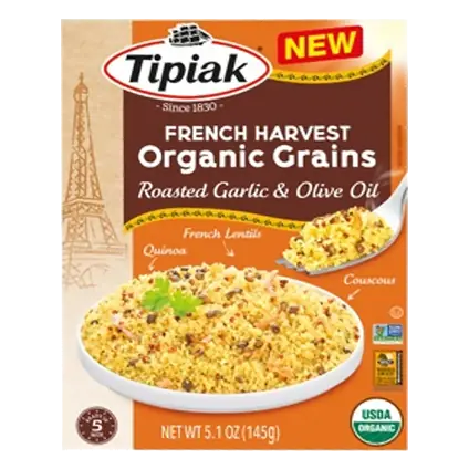 Organic Grains Garlic & Olive Oil 145 g