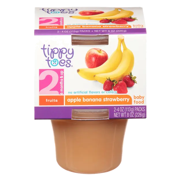 Tippy Toes 2 Apple Banana Strawberry
