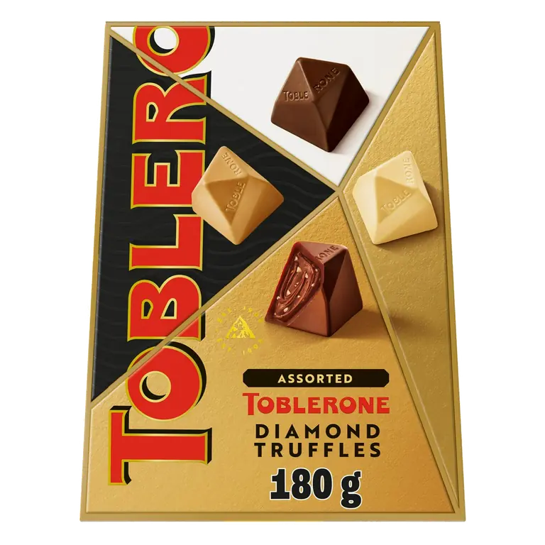 180g Assorted Dark, White, Golden and Milk Chocolate Truffles Gifting Box