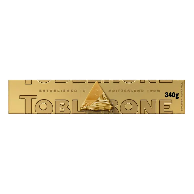 Golden Caramel with Honey & Almond Nougat Bar 360g