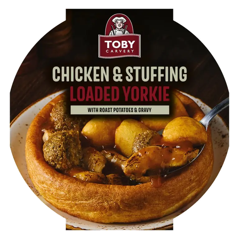 Toby Carvery Chicken & Stuffing Loaded Yorkie 400g