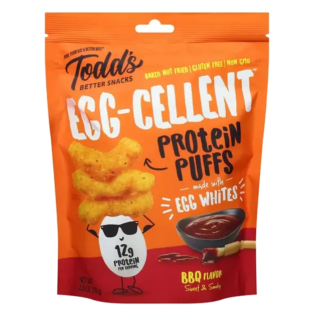 Egg-Cellent Protein Puffs, BBQ Flavor