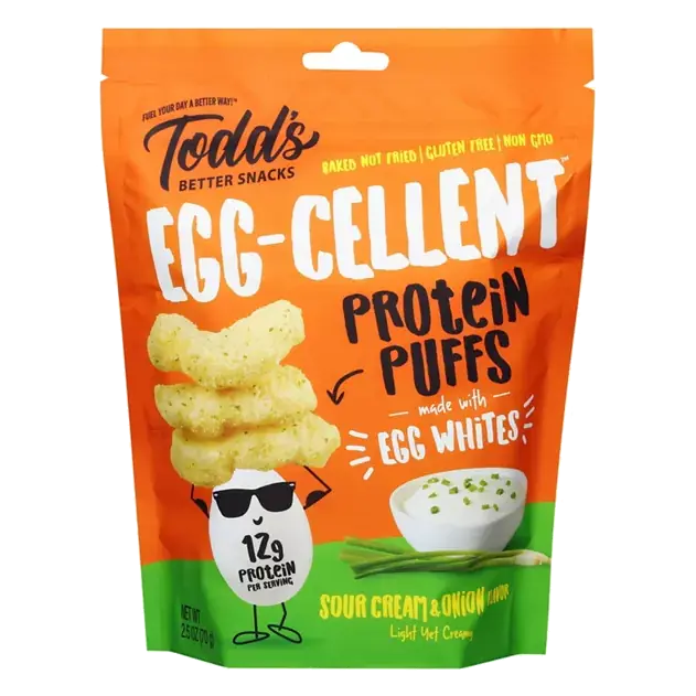 Egg-Cellent Protein Puffs, Sour Cream & Onion Flavor