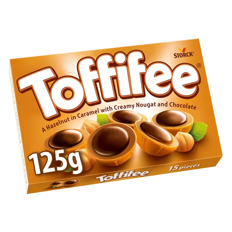 Toffifee Hazelnut Caramel Nougat Chocolate Bites 15 Pieces 125g
