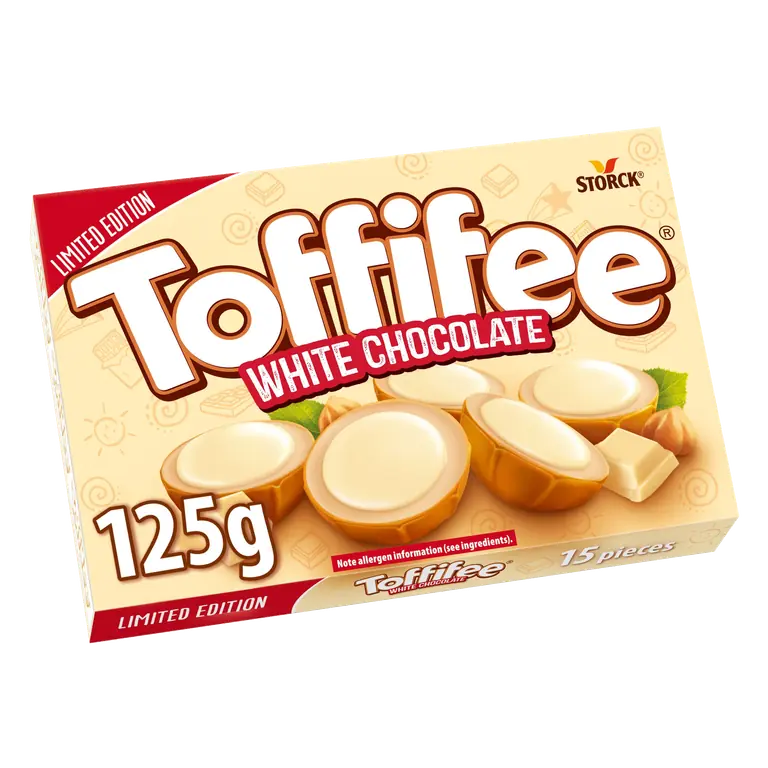 Toffifee Limited Edition White Chocolate 15 Pieces 125g