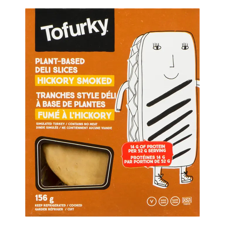 Plant-Based Deli Slices Hickory Smoked 156 g