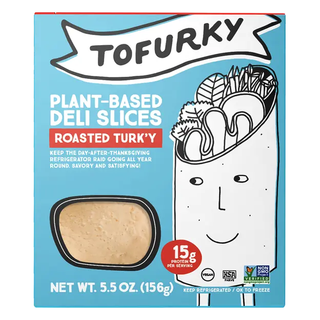 Plant-Based Vegan Roasted Turk'y Deli Slices