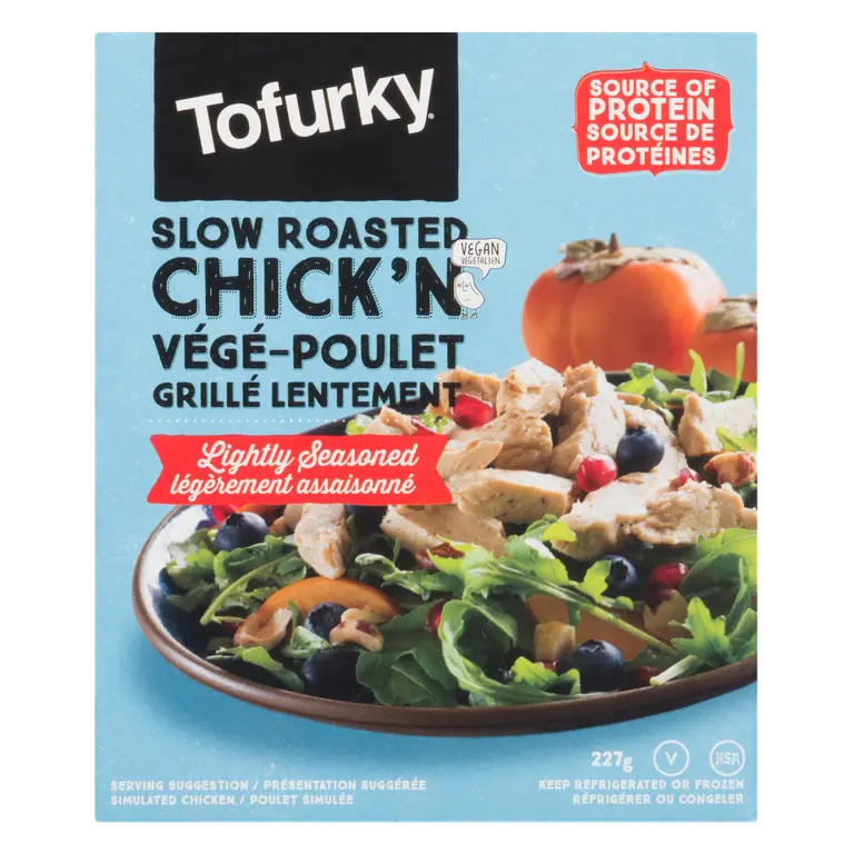 Plant-Based Slow Roasted Chick'n Lightly Seasoned 227 g