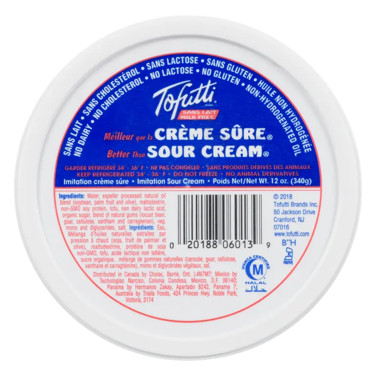 Dairy-Free Plain Sour Cream 340 g