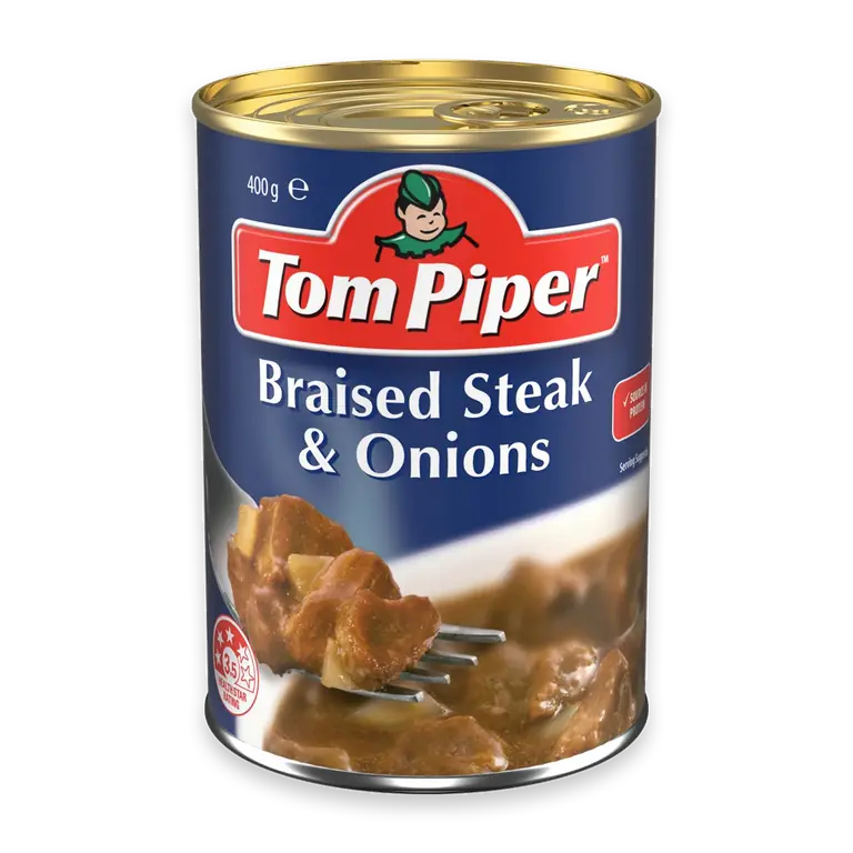Braised Steak & Onions Canned Meal