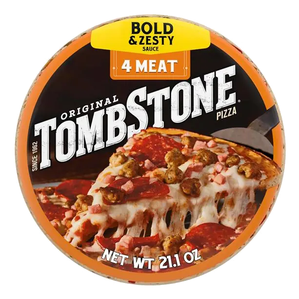 Four Meat Frozen Pizza
