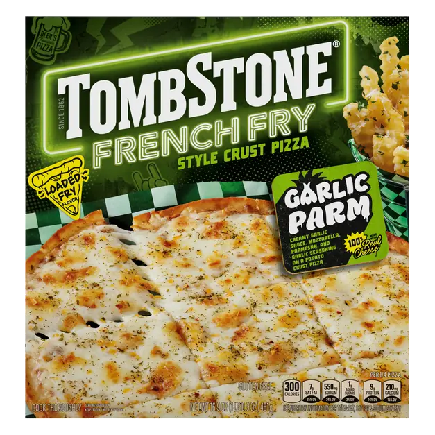 French Fry Crust Garlic Parm Pizza Frozen