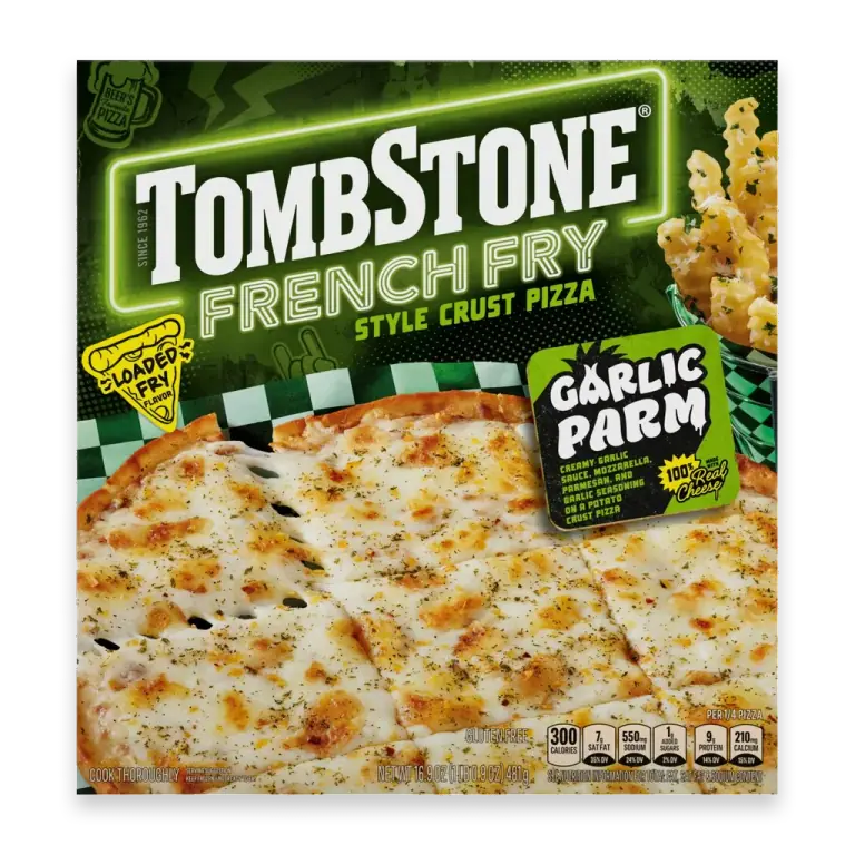 French Fry Style Crust Garlic Parmesan Pizza