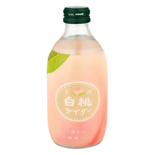Inryo Hakuto Cider White Peach Carbonated Beverage