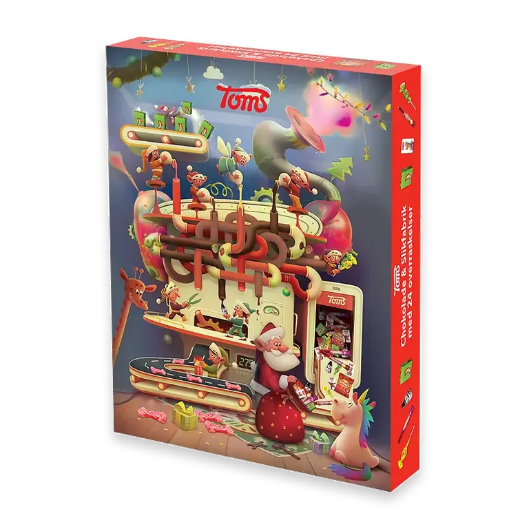 Julkalender Godis Julfabrik 385g