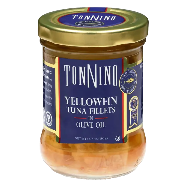 Wild Caught Yellowfin Tuna Fillets in Olive Oil