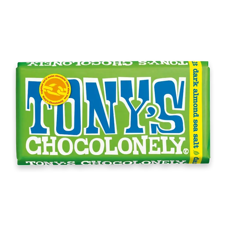 Chokladkaka Mörk Almond sea salt 180g