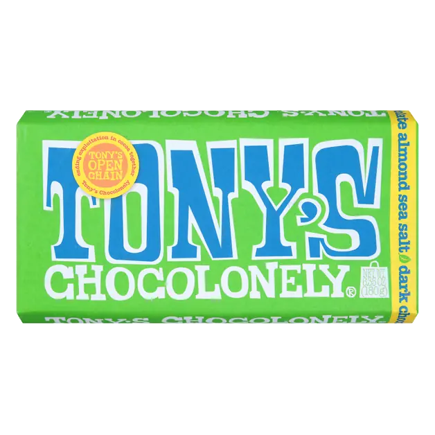 Dark Chocolate Almonds & Sea Salt Candy Bar