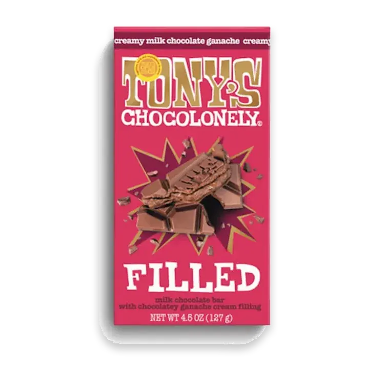 Chocolonely Filled Milk Chocolate Bar Chocolate Ganache