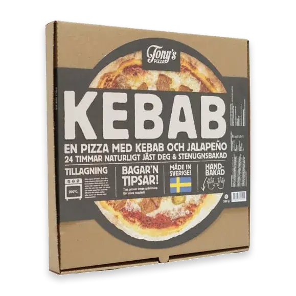 Kebab Pizza Fryst