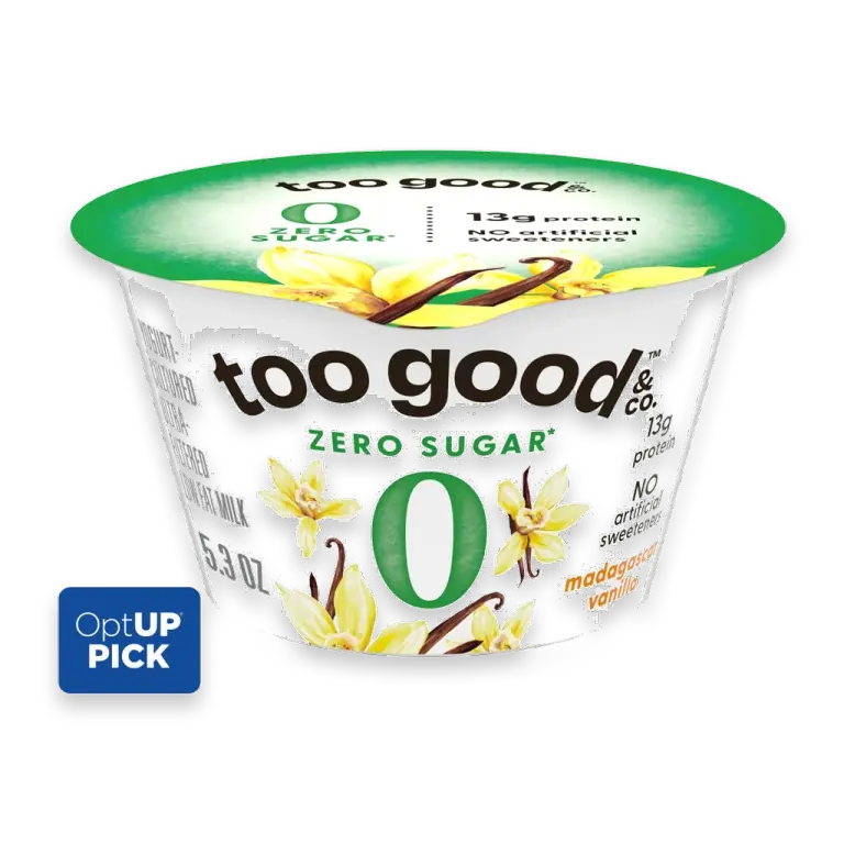 Madagascar Vanilla Zero Sugar Yogurt Cultured Low Fat Milk Product Cup