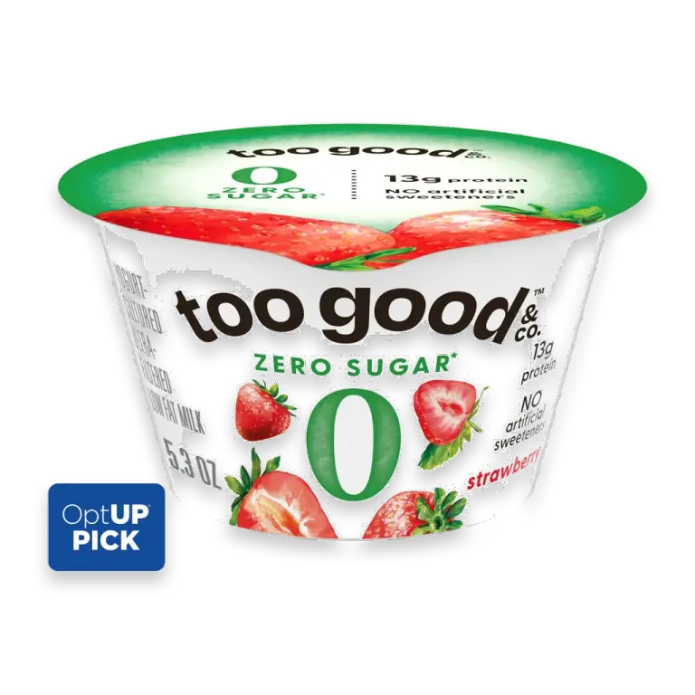 Strawberry Zero Sugar Yogurt Cultured Low Fat Milk Product Cups
