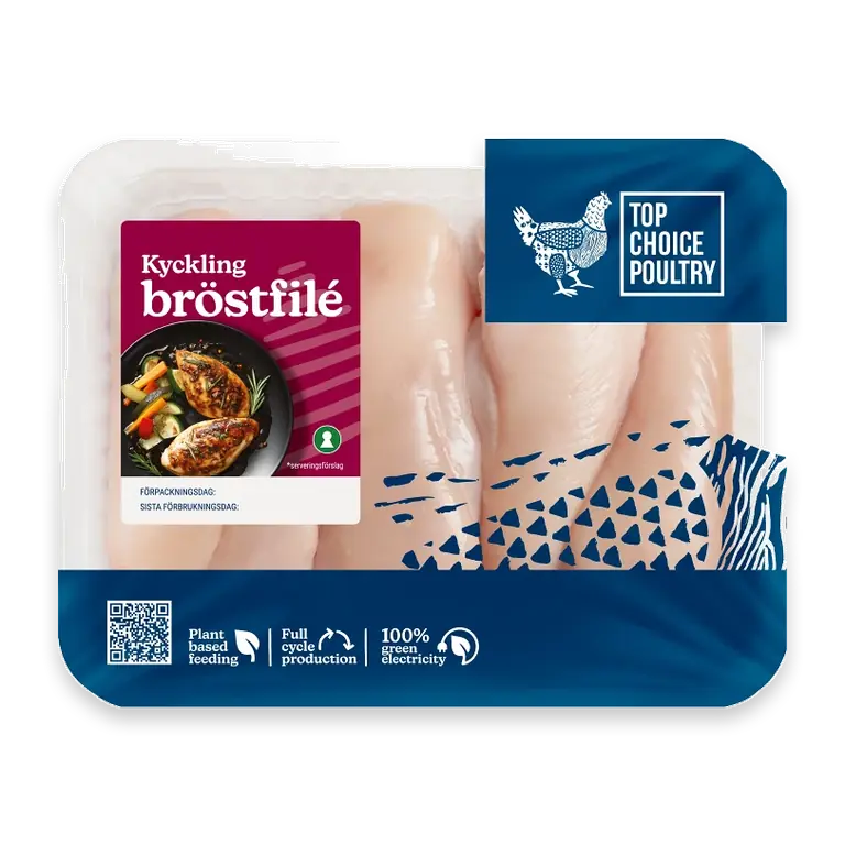 Kycklingbröstfilé Färsk 800g