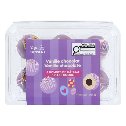 Top Dessert Cake Bomb Vanilla Chocolate 210 g