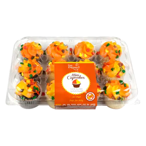 Mini Cupcakes Fall Assorted 12PK 300 g (Frozen)