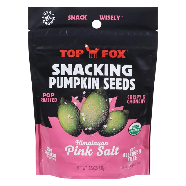 Himalayan Salt Pop-Roasted Snacking Pumpkin Seeds