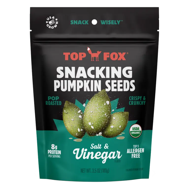 Pop Roasted Salt & Vinegar Pumpkin Seeds