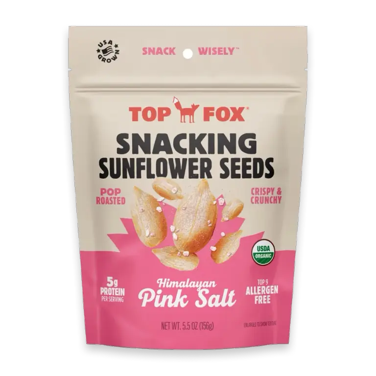 Pop Roasted Sunflower Seeds Himalayan Pink Salt