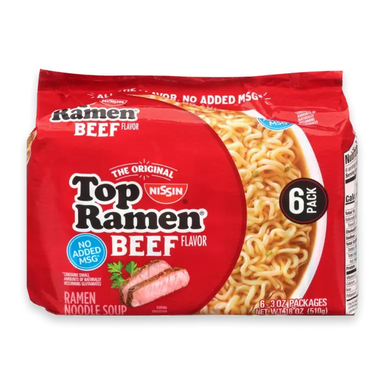 Beef Flavor Ramen Noodle Soup