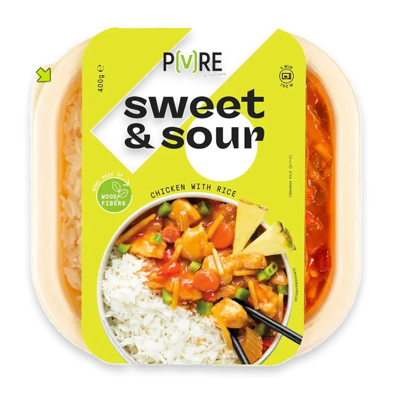 Kyckling Sweet & Sour med Ris 400g