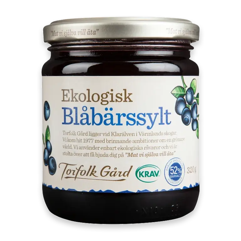 Blåbärssylt 320g KRAV