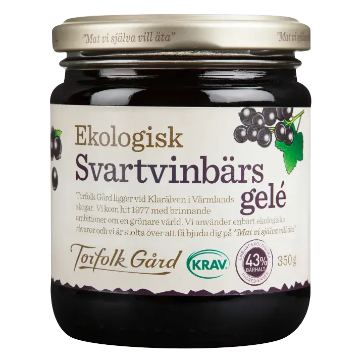 Svartvinbärsgelé 350g KRAV