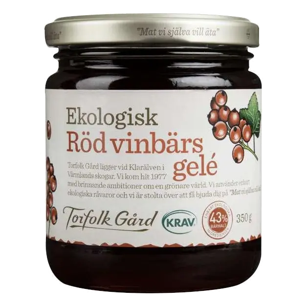Vinbärsgelé Röd