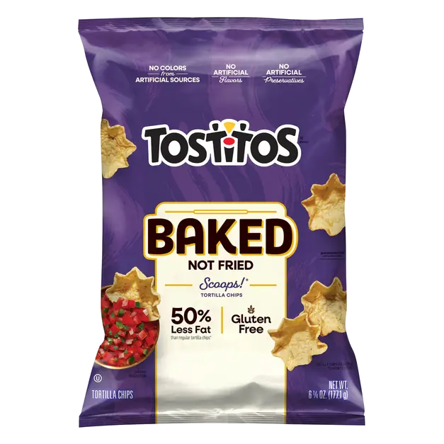 Gluten Free Oven Baked Scoops! Tortilla Chips