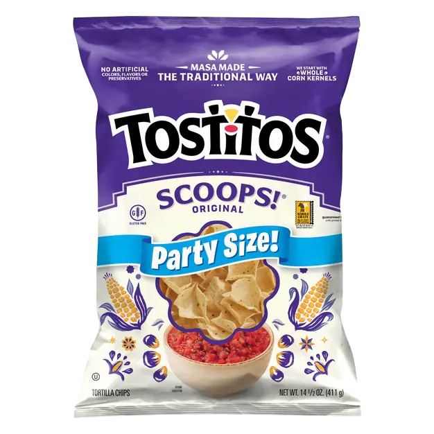 Scoops! Gluten Free Original Tortilla Chips Party Size